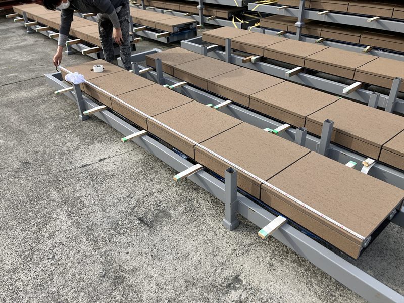 テラコッタタイルユニット完成品
